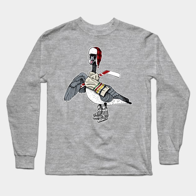 Canadian Goose Long Sleeve T-Shirt by deancoledesign